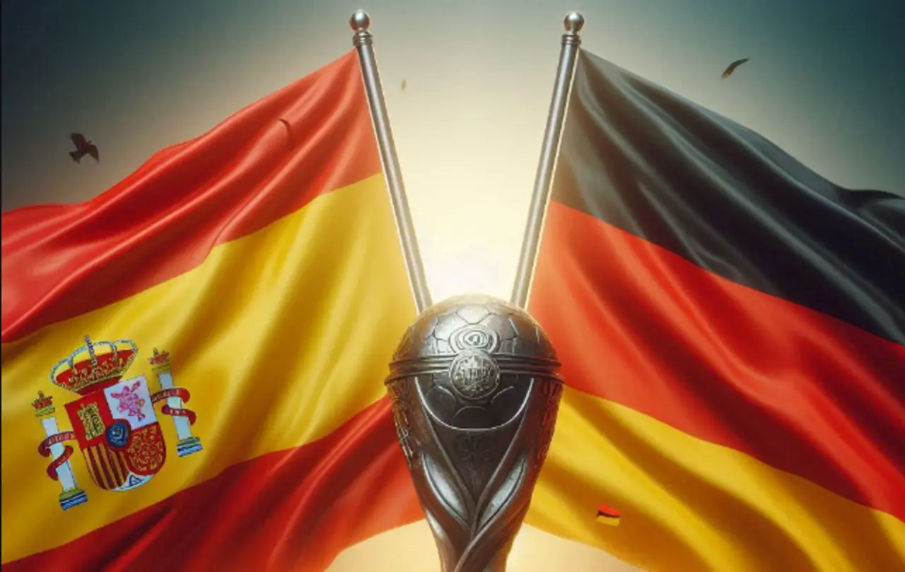 Ilustrasi Spanyol vs Jerman di perempat final euro 2024