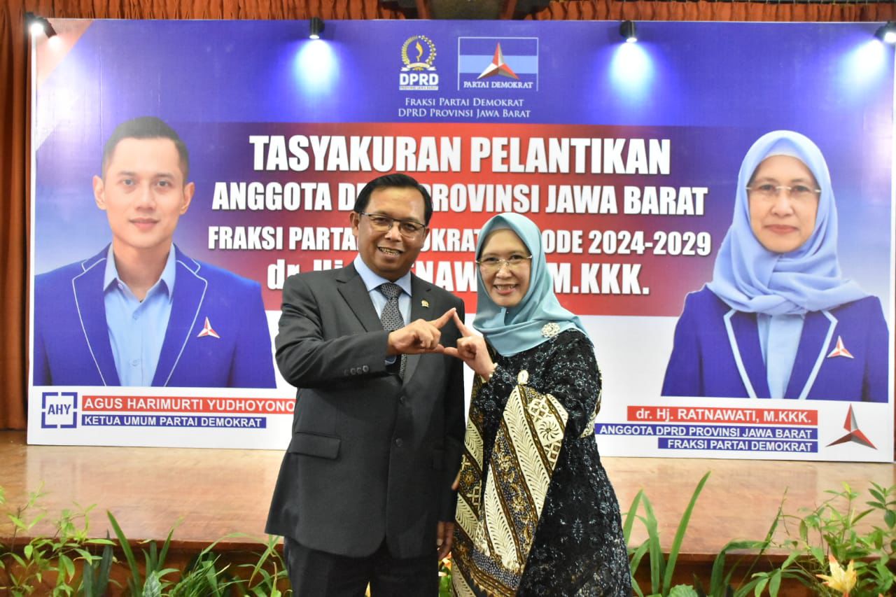 Anggota DPRD Provinsi Jawa Barat yang baru saja dilantik, dr. Ratnawati resmi ditunjuk sebagai Ketua Fraksi Partai Demokrat. Foto: Istimewa