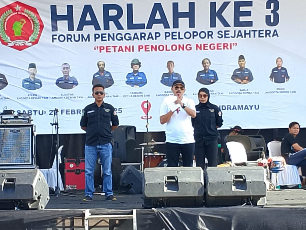 Wakil Bupati Indramayu, Syaefudin, hadiri Harlah ke-3 Forgapora di Alun-alun Indramayu. (Foto: Indramayujeh.com/Selamet Hidayat)