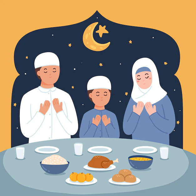 Jadwal buka puasa Indramayu hari Sabtu 1 Maret 2025 dan doa berbuka puasa. (Foto: freepik) 