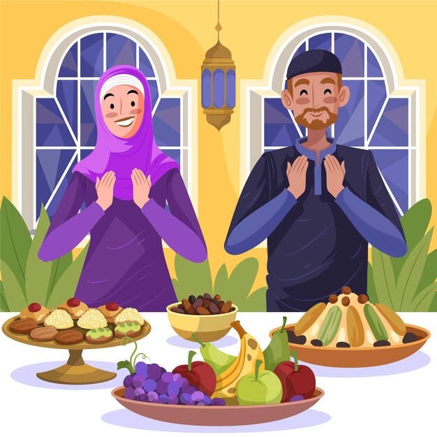 Jadwal buka puasa Indramayu hari Sabtu 15 Maret 2025 dan doa berbuka puasa. (Foto: freepik)